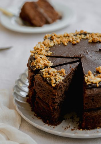 | Chocolate Banana Cake with Tahini, Miso and Walnut | Cove Cake Design ...